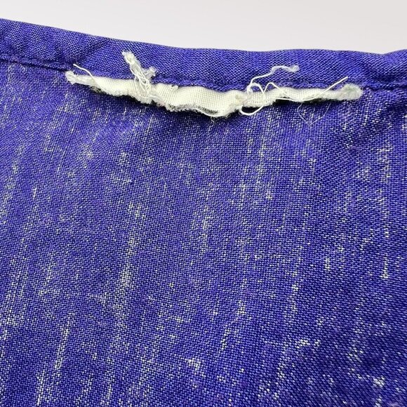 Vintage Boho Floral Embroidered Sleeveless Tunic Dress Medium - Picture 3 of 8